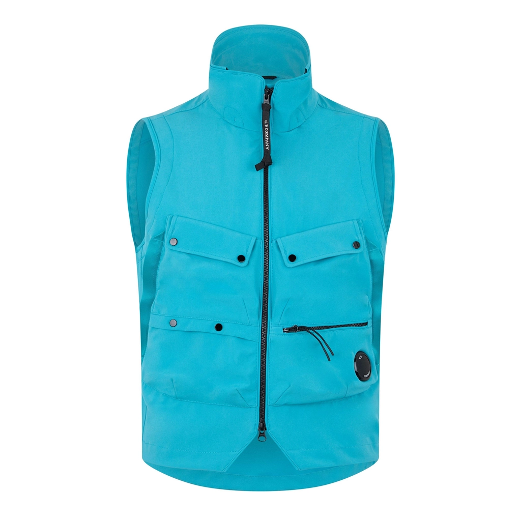 CP Company Outerwear Vest - Tile Blue 825